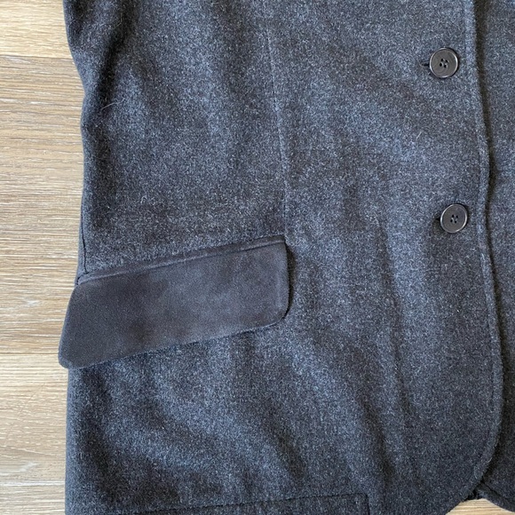 Loro Piana Custom Charcoal Gray Cardigan